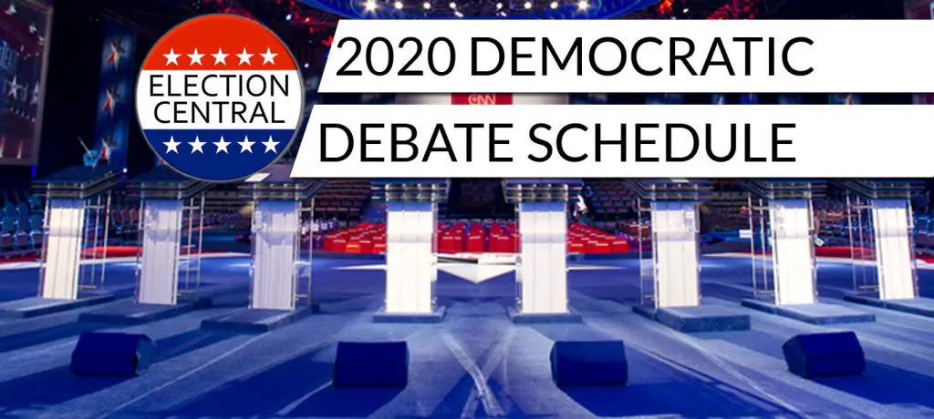 Democratic Party Debate Schedule 2020 Primary Debates Election Central