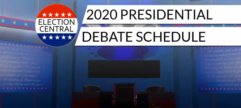 2020 Presidential Debate Schedule - Election Central